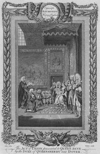 क्वींसबेरी और डोवर की रानी एनी को c1787 को यूनियन ऑफ द यूनियन ने प्रस्तुत किया द्वारा अज्ञात