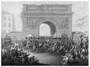 मित्र राष्ट्रों ने पेरिस में प्रवेश किया, 31 मार्च 1814 1900 द्वारा अज्ञात