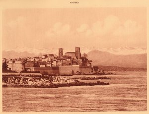 आल्प्स रिज एंड एंटिबेस, 1930। द्वारा अज्ञात