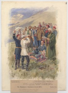 अप्रैल विद्रोह 1878. विद्रोहियों के मुख्यालय में वार्ता, 1878 द्वारा अज्ञात