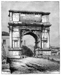 द आर्क ऑफ टाइटस, रोम, इटली, 1882 द्वारा अज्ञात