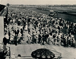 द अर्लिंग्टन रेस ट्रैक, शिकागो, c1930 द्वारा अज्ञात