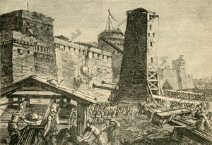 रोड्स पर हमला, 1890। द्वारा अज्ञात