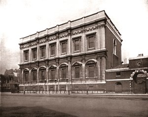 द बैंक्वेटिंग हाउस, व्हाइटहॉल, लंदन, 1894। द्वारा अज्ञात