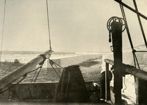 बैरियर एज ब्रेकिंग अवे चार मील साउथ ऑफ़ हट पॉइंट, c1908, 1909 द्वारा अज्ञात