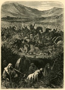 1890 की मिचमैश की लड़ाई। द्वारा अज्ञात