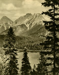द ब्लाइंडसी एंड द फर्न पास, टायरॉल, ऑस्ट्रिया, c1935। द्वारा अज्ञात