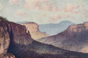 द ब्लू माउंटेंस, 1923। द्वारा अज्ञात