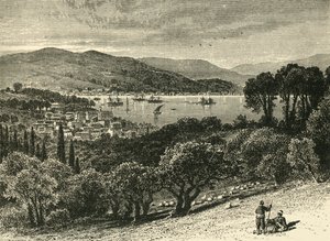 द बोस्फोरस, थेरेपिया से, 1890। द्वारा अज्ञात