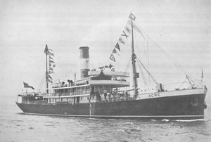 द ब्राज़ीलियन लॉयड एस। एस।, 1914 द्वारा अज्ञात