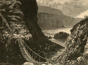 ब्रिज, कैरिक-ए-रेड, 1898। द्वारा अज्ञात