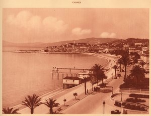 द क्रोसेटेट और मॉन्ट चेवेलियर, कान, 1930। द्वारा अज्ञात