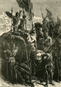 यरूशलेम से पहले क्रूसेडर्स, 1099, 1890। द्वारा अज्ञात
