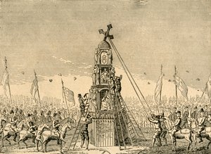 चेपसाइड क्रॉस का विध्वंस, 1643, 1897। द्वारा अज्ञात