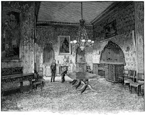 भोजन कक्ष, किलकेनी हाउस, आयरलैंड, c19 वीं सदी द्वारा अज्ञात