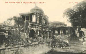 द डाइविंग वेल एट नियामुद्दीन - दिल्ली। द्वारा अज्ञात