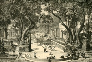 स्पार्टा में ड्रोमोस, 1890 में बहाल। द्वारा अज्ञात