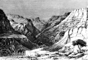 Egueri Gorge, उत्तरी अफ्रीका, 1895 द्वारा अज्ञात