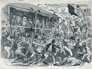 ईटान्सविल में चुनाव, c1836, 1925 द्वारा अज्ञात
