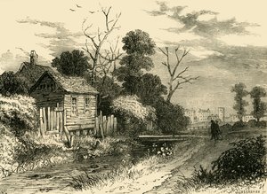 फ्लीट रिवर, सेंट पैंक्रस के पास, 1825, c1876। द्वारा अज्ञात