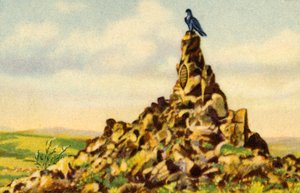 द फ्लाइगरडेनकमल, वासेर्कुपे, हेसे, जर्मनी, 1932 पर स्मारक। द्वारा अज्ञात