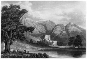द फोर्ट ऑफ़ बॉरी, राजपुताना, भारत, c1860 द्वारा अज्ञात