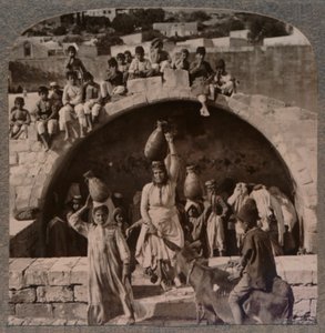 वर्जिन का फव्वारा, Nazareth, c1900 द्वारा अज्ञात