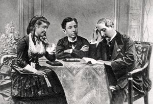 निर्वासन में फ्रेंच इंपीरियल फैमिली, 1871-1873 में चिसलहर्स्ट, केंट द्वारा अज्ञात