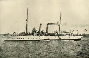 जर्मन गनबोट पैंथर, 1919। द्वारा अज्ञात
