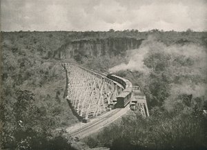 गॉकेटिक गॉर्ज और रेलवे ब्रिज, 1900। द्वारा अज्ञात