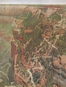 द ग्रैंड कैनियन, एरिज़ोना, 1914। द्वारा अज्ञात