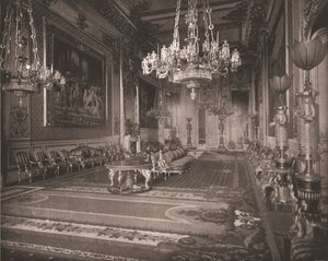 ग्रैंड रिसेप्शन रूम, विंडसर कैसल, बर्कशायर, 1894। द्वारा अज्ञात