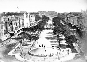 द ग्रैंड स्क्वायर, अलेक्जेंड्रिया, मिस्र, c1910s द्वारा अज्ञात
