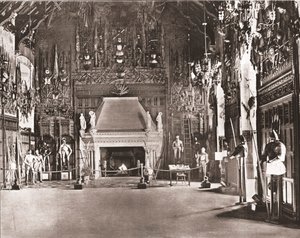 द ग्रेट हॉल, एडिनबर्ग कैसल, एडिनबर्ग, स्कॉटलैंड, 1894। द्वारा अज्ञात