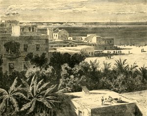 अलेक्जेंड्रिया में द ग्रेट हार्बर, 1890। द्वारा अज्ञात