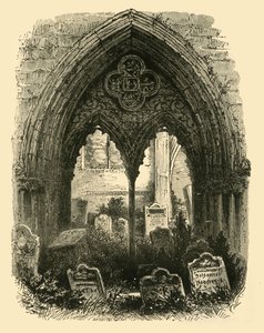 द ग्रेट पोर्टल, क्राउनलैंड एबे, 1898। द्वारा अज्ञात