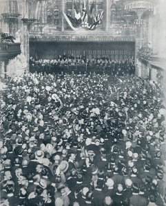 लंदन गिल्डहॉल, 1914 में ग्रेट रिक्रूटिंग मीटिंग द्वारा अज्ञात