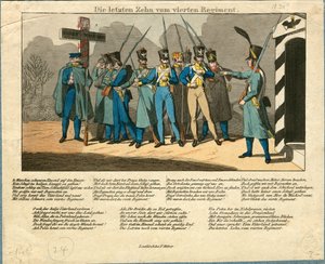 4 वीं रेजिमेंट, 1831 के अंतिम दस द्वारा अज्ञात