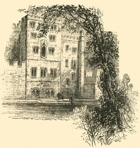 द लॉलार्ड्स टॉवर, लैम्बेथ पैलेस, c1878। द्वारा अज्ञात