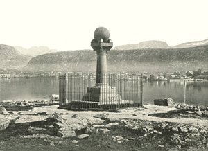 द मेरिडियन कॉलम, हैमरफेस्ट, नॉर्वे, 1895। द्वारा अज्ञात