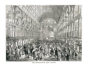 मेट्रोपॉलिटन मीट मार्केट, 1878 द्वारा अज्ञात