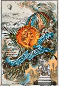 मोंटगॉल्फियर बंधु, फ्रांसीसी बैलूनिंग अग्रदूत, 1890। द्वारा अज्ञात
