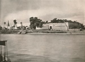 1900 में इरावदी पर स्थित मरहला किला। द्वारा अज्ञात