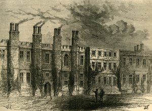 द ओल्ड चेल्सी मैनर हाउस, c1876। द्वारा अज्ञात