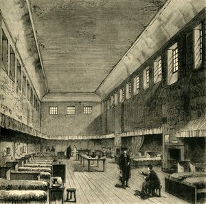 1840, 1881 में पुरानी डॉरमेट्री। द्वारा अज्ञात