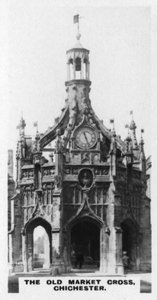 द ओल्ड मार्केट क्रॉस, चिचेस्टर, वेस्ट ससेक्स, 1920 द्वारा अज्ञात