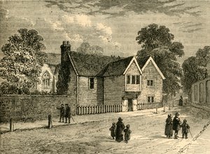 द ओल्ड रेक्ट्री, स्टोक न्यूटन, 1858 में, c1876। द्वारा अज्ञात