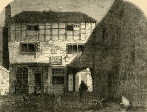 ओल्ड रेड लायन, फ्रंट से, c1872। द्वारा अज्ञात