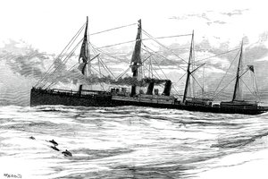 ओरिएंट स्टीम नेविगेशन कंपनी स्टीमरशिप ओरिएंट, c1880 द्वारा अज्ञात