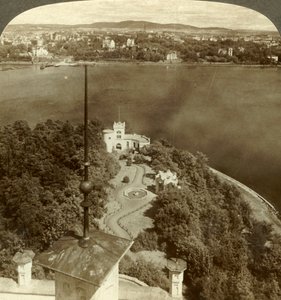 ऑस्करल रॉयल गार्डन और क्रिश्चियनिया, चेटो, नॉर्वे से, c1905। द्वारा अज्ञात